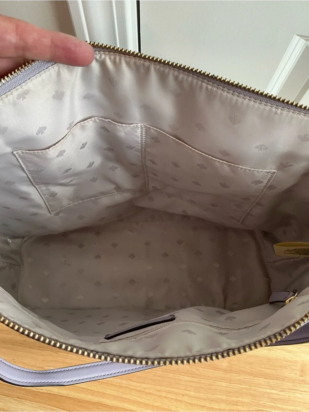 kate spade Cameron Lavender Saffiano Leather Tote